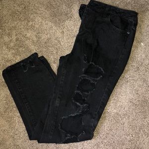 Distressed boyfriend Denim